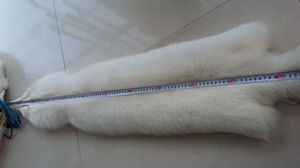 Натуральный Меховой чехол большого размера из белой лисы | Дом и сад