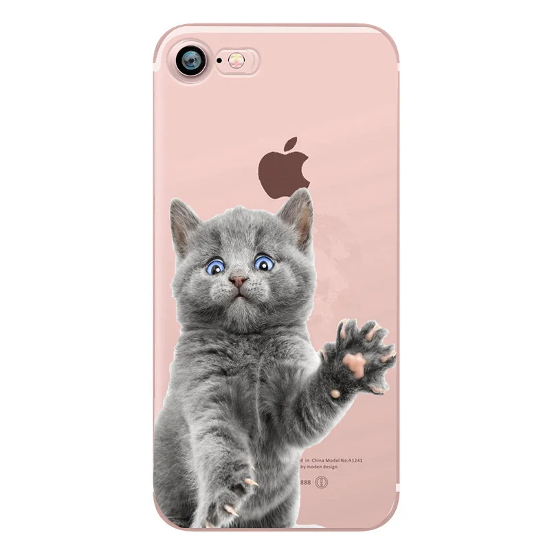 Лидер продаж мягкий прозрачный TPU чехол для iPhone 6/7/милый силиконовый 6 S плюс 8X7 Plus 8