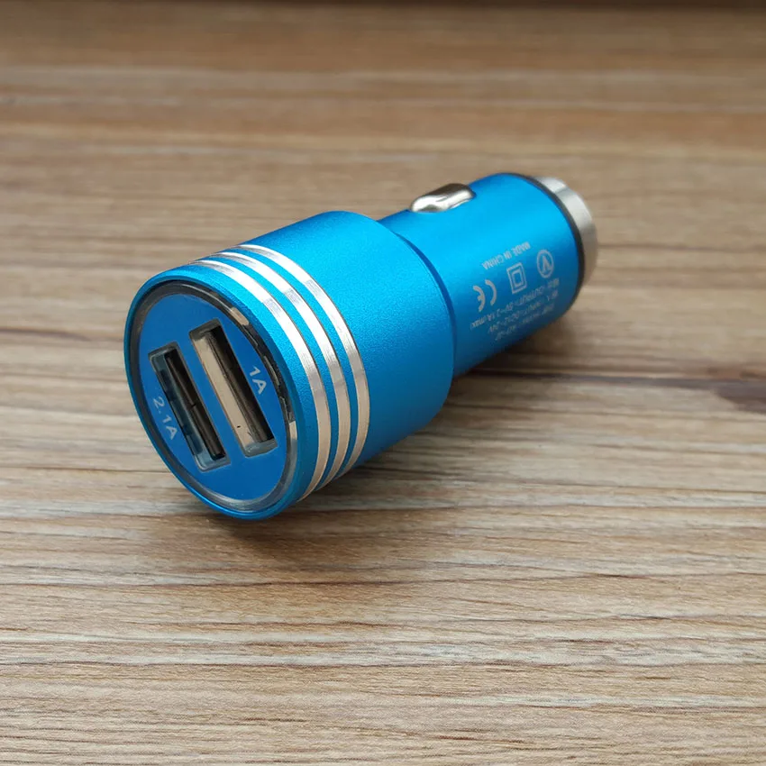Oem металлические 5 В 3.1A двойной USB адаптер автомобильное зарядное устройство
