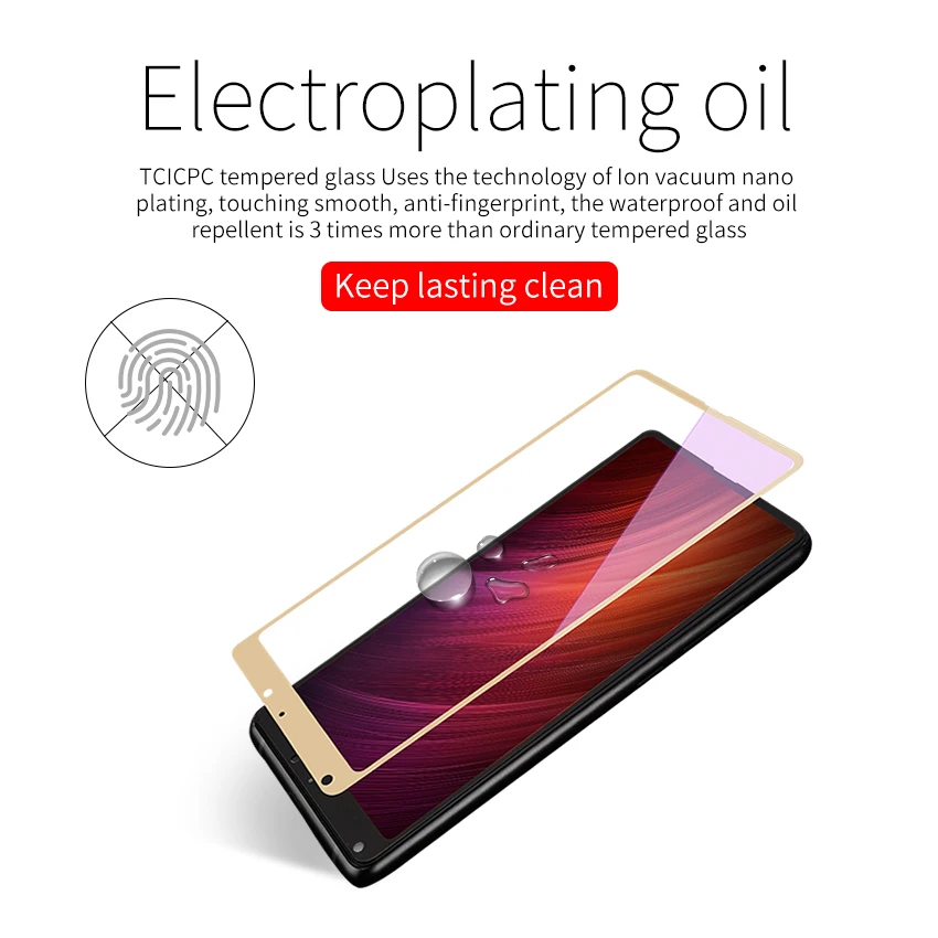 TCICPC для Xiaomi mi Mix 2 2S Закаленное Стекло 9H HD прозрачное полное покрытие Защитное стекло для mi x 3 2S mi x3 Защитная пленка для экрана