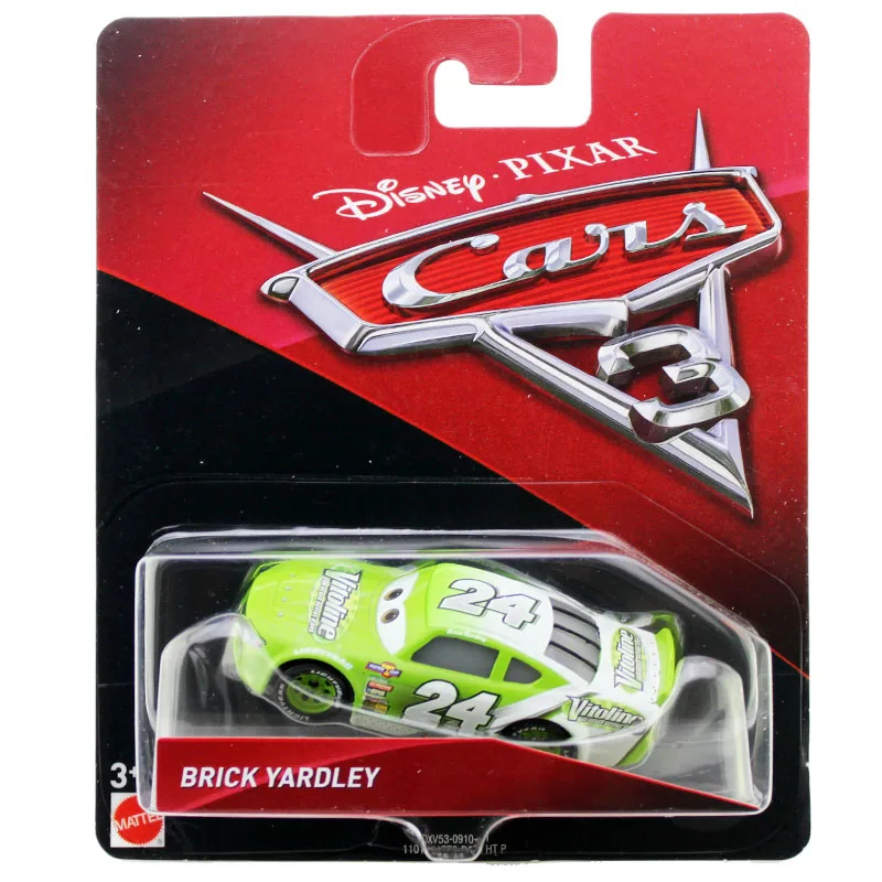 Disney Pixar Cars 3 игрушки Молния Маккуин Джексон Шторм Мастер Мак Крус Diecast металлического сплава модели автомобилей Рождественский подарок для мальчиков - Цвет: Brick