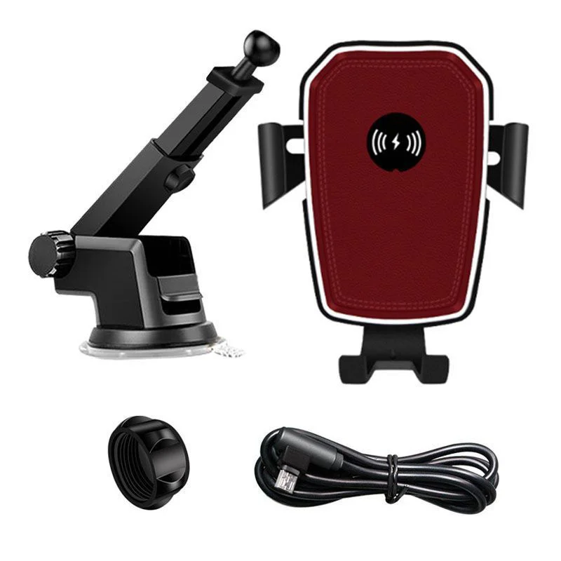

For IPhone Samsung Car Gravity Wireless Charger Mount Quick Charge Suction Cup Bracket Car Phone Holder Car Interior Accessories