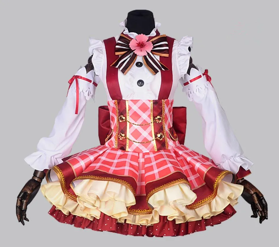 Популярный костюм для косплея Love Live аниме мультфильм Ядзава Нико косплей