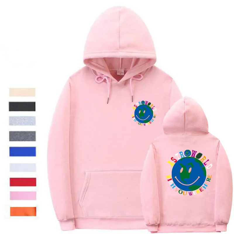 Pink XMS224 Уличная одежда, несколько стилей, Astroworld, толстовка с капюшоном, мужская и женская мода, с буквенным принтом, толстовки, пуловер - Цвет: Pink XMS224