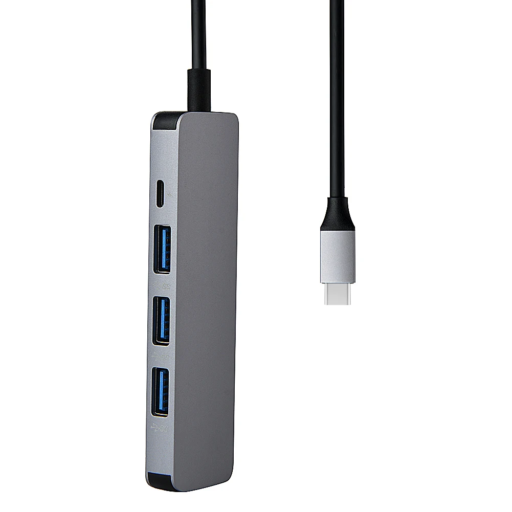 5 в 1 концентратор Usb Type C Алюминиевый сплав 3 0 хаб порт адаптер Компьютерные