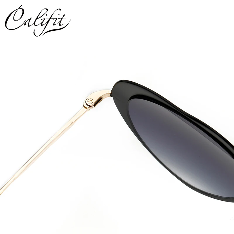 CALIFIT модные стильные розовые зеркальные солнцезащитные очки для женщин с милым