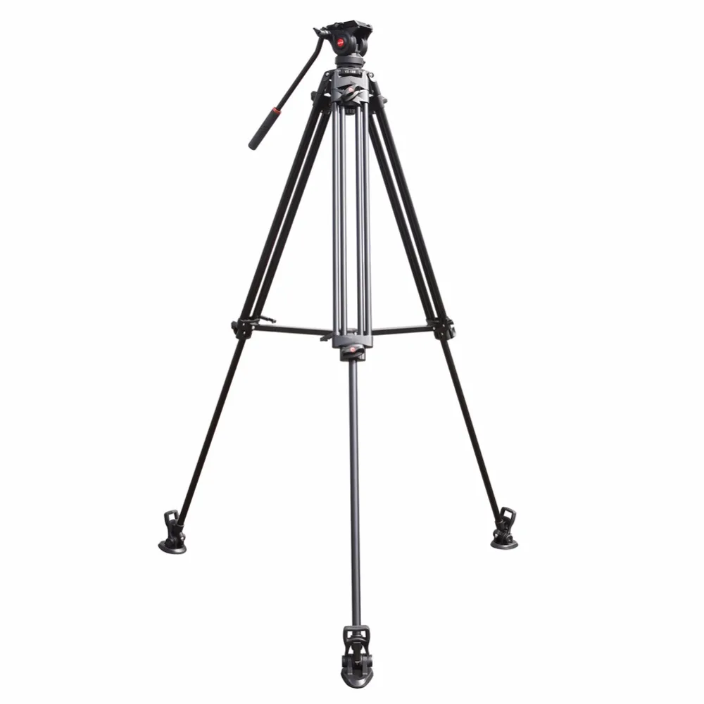 Viltrox VX-18M 74 дюймов Профессиональный Портативный Алюминий видеокамера Камера штатив+ Подвижная Штативная головка horsehoe для фото и видео камеры Максимальная нагрузка 10 кг