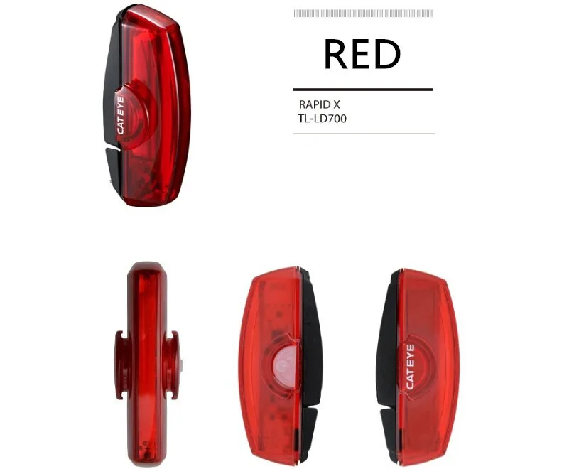 CATEYE TL-LD700 Rapid-X велосипедный светильник велосипедный передний светильник MTB Дорожная задняя фара велосипеда 16LED и USB невероятная боковая видимость 2 цвета