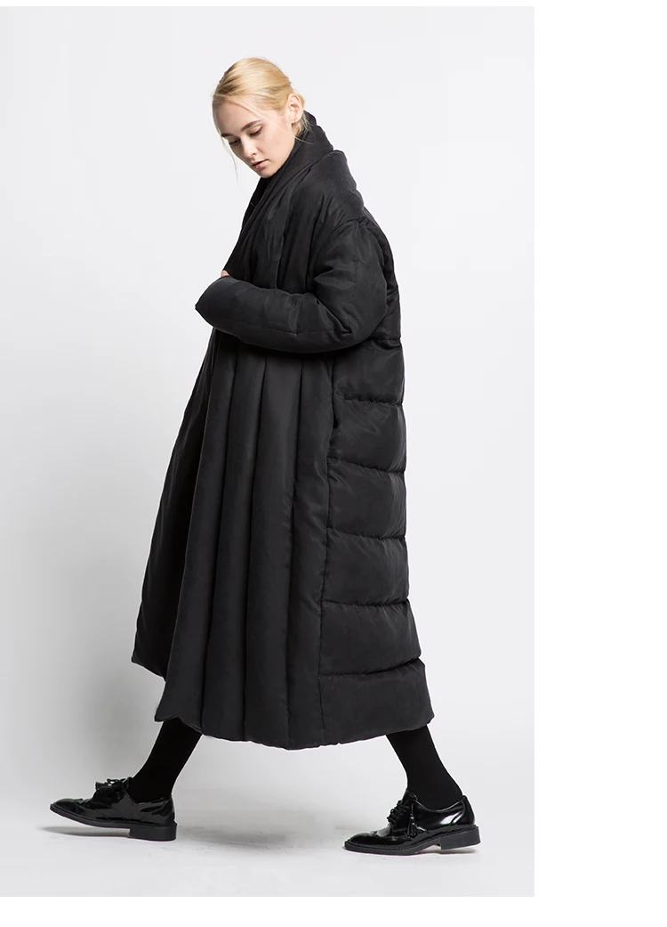 7XL 8XL, плюс размер, модный бренд, 90% утиный пух, пальто,, женская зимняя куртка на утином пуху, X-long, толстый, теплый пуховик, wj1535