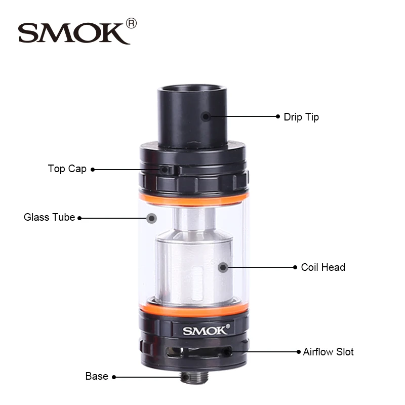 Оригинал Атомайзер Smok TFV8 6.0мл/5.5мл Танк Cloud Beast соответствует H PRIV с испарителем T8 V8