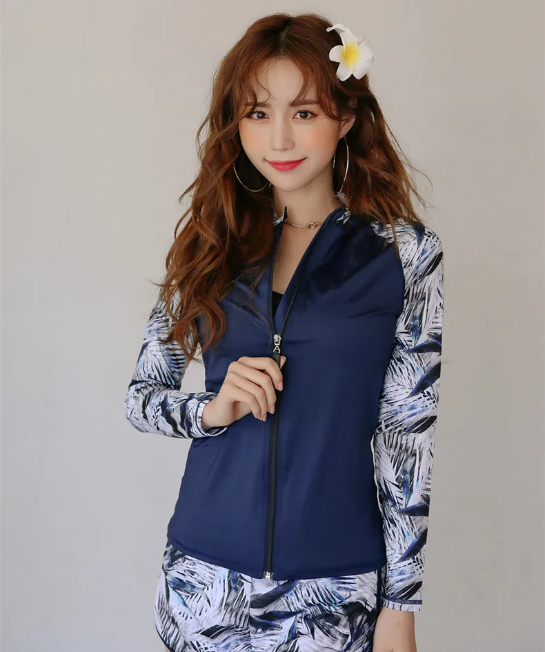 women Rhyme Lady Rashguard пара для мужчин/женщин Новое поступление серфинга костюмы длинный рукав рашгарды для влюбленных пляжный купальный костюм - Цвет: women