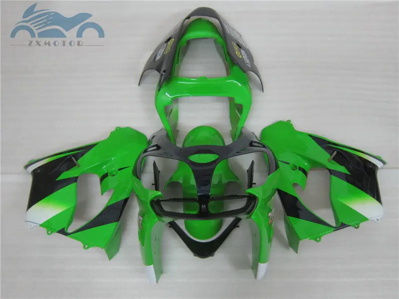 Пользовательские мотоцикла ABS обтекатель комплект для Kawasaki Ninja ZX 9R обтекатели 2002