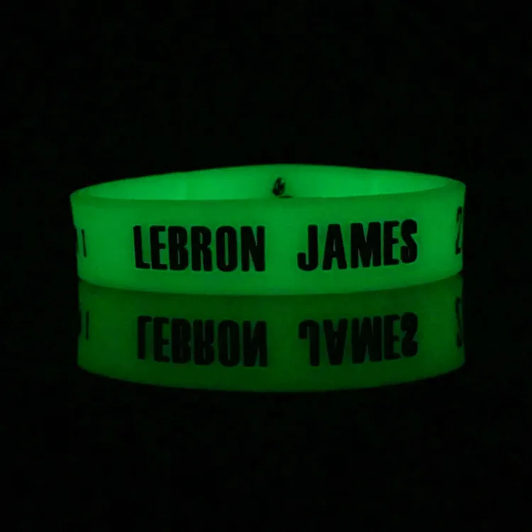 Каверлиер Леброн Джеймс светящийся браслет спортивные силиконовые браслеты