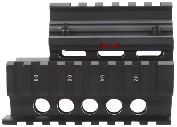 10 шт. векторная Оптика Тактический Компактный Пикатинни AK Handguard Quad Rail с