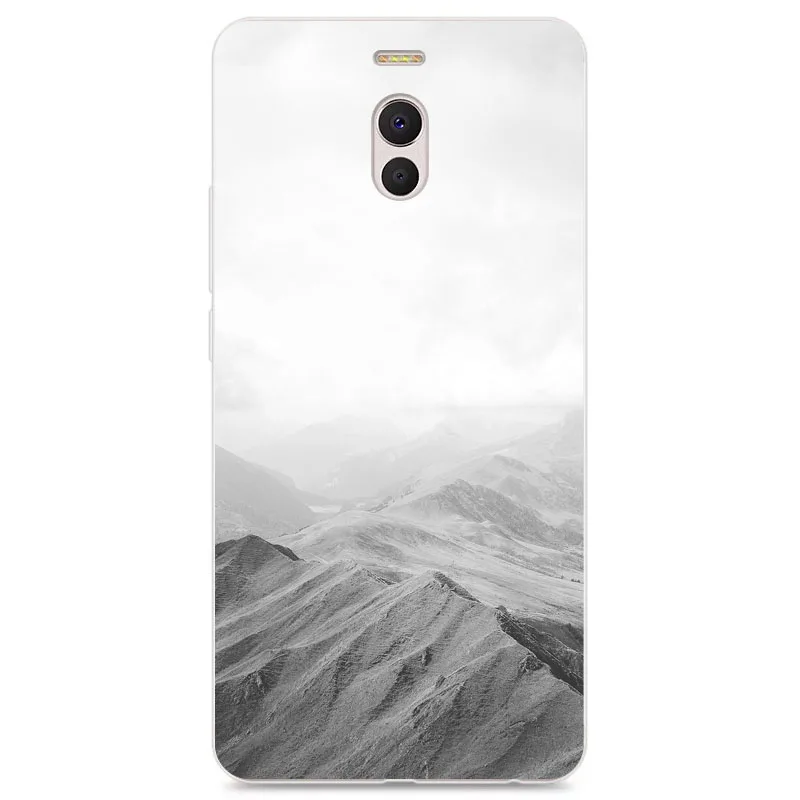 Meizu m6 note чехол силиконовый пейзаж Живопись мягкий ТПУ задняя крышка для meizu