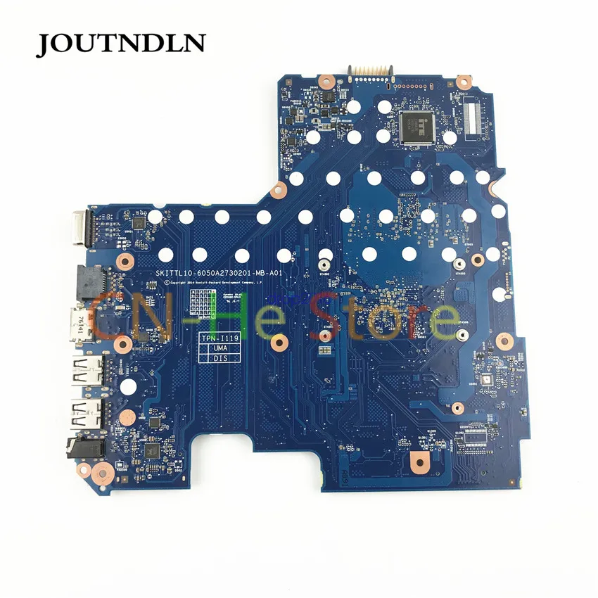 JOUTNDLN   HP Pavilion 14-AC 14-AC159NR 814050-001 SKITTL10-6050A2730201-MB-A01 W N3050 CPU 4GB ARM