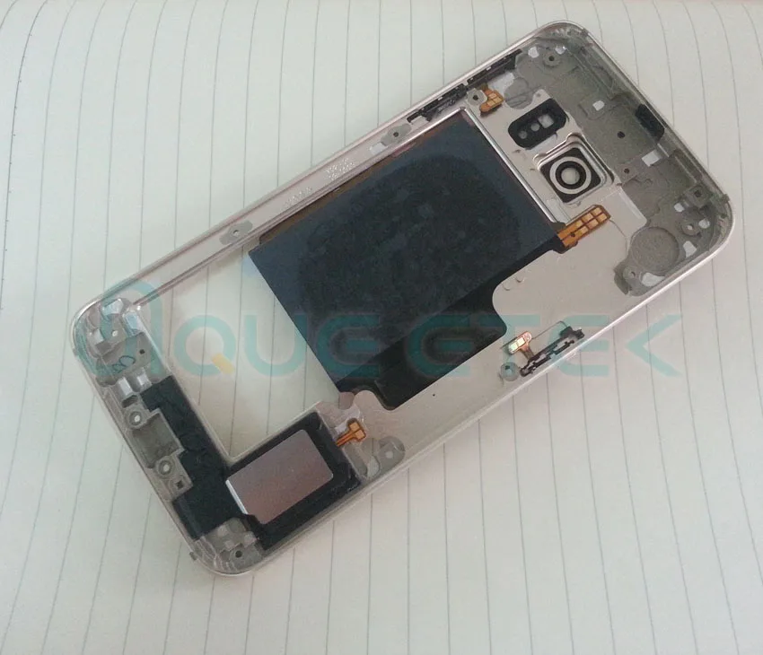 OEM S6 среднее шасси задняя средняя рамка крышка корпуса + NFC для Samsung GALAXY G920 / Edge G925