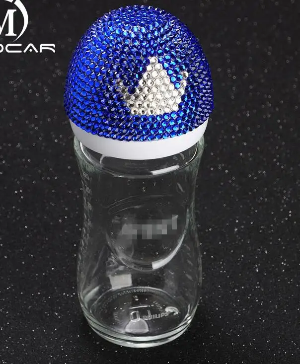 240ml glass MIYOCAR Bling КРАСИВАЯ безопасная бутылочка для кормления ручной работы детская бутылочка и шикарная Корона соска для подарка - Цвет: 240ml glass