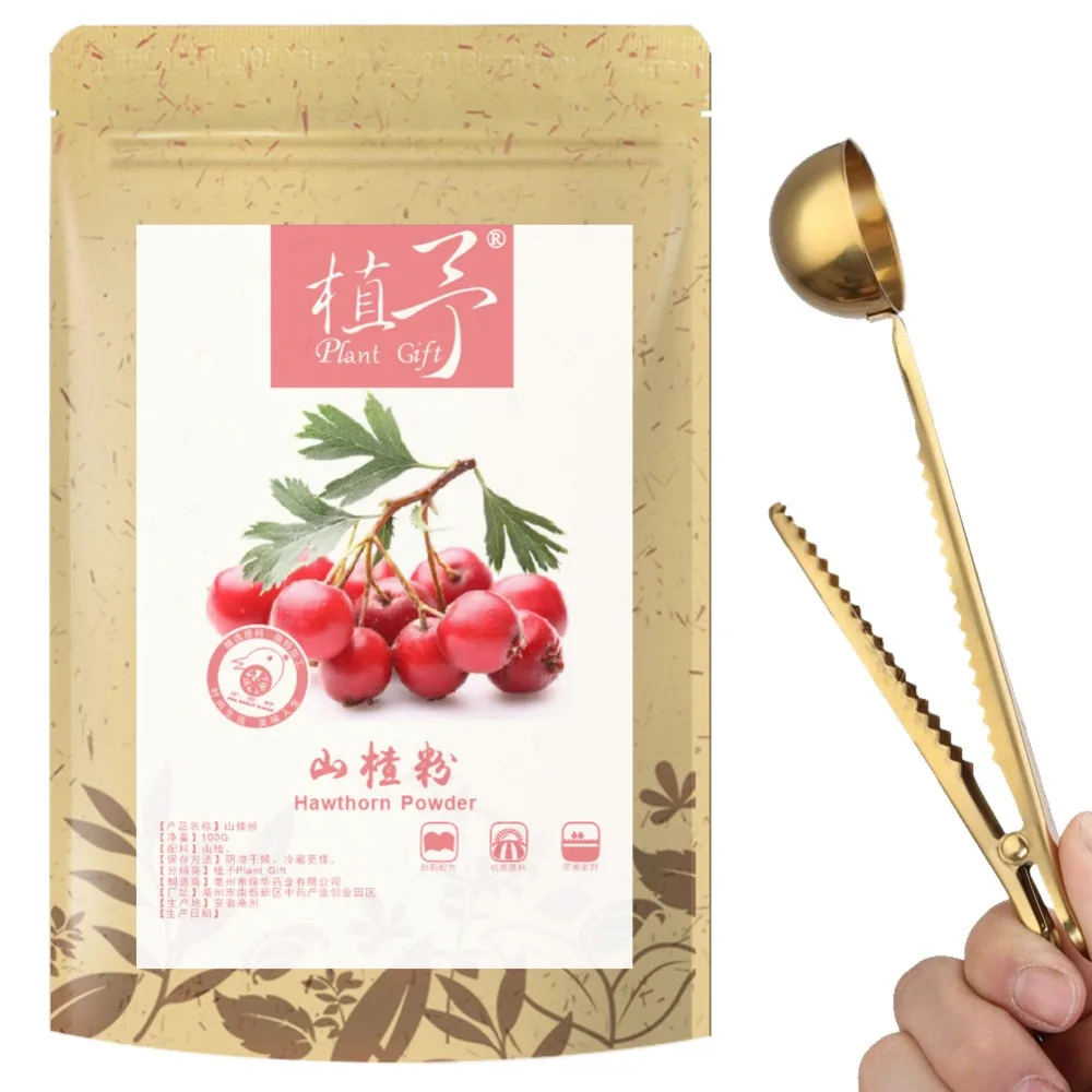 Pure Natural 100g Plant Hawthorn Powder/Strawberry Meal Powder Face Film Materials Lower Blood Pressure And Lipids | Красота и