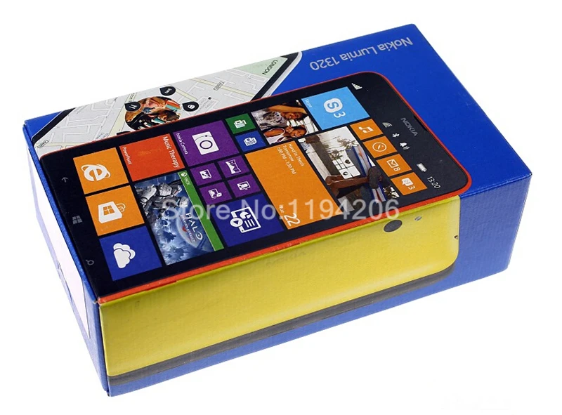 Оригинальный разблокированный Nokia Lumia 1320 5 Мп 6 0 дюйма сенсорный экран мАч 8 Гб ПЗУ