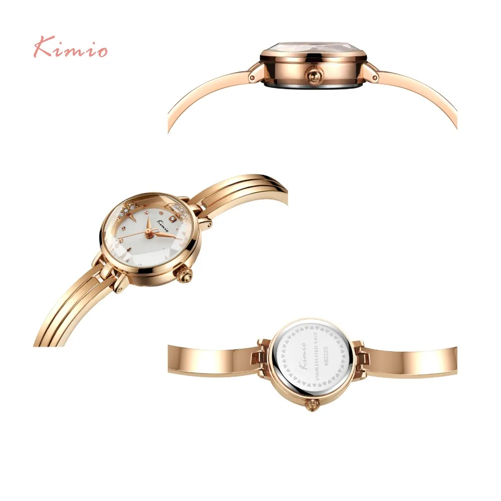 Kimio женский полый раскошный ремешок для часов дамы многогранный циферблат babysbreat