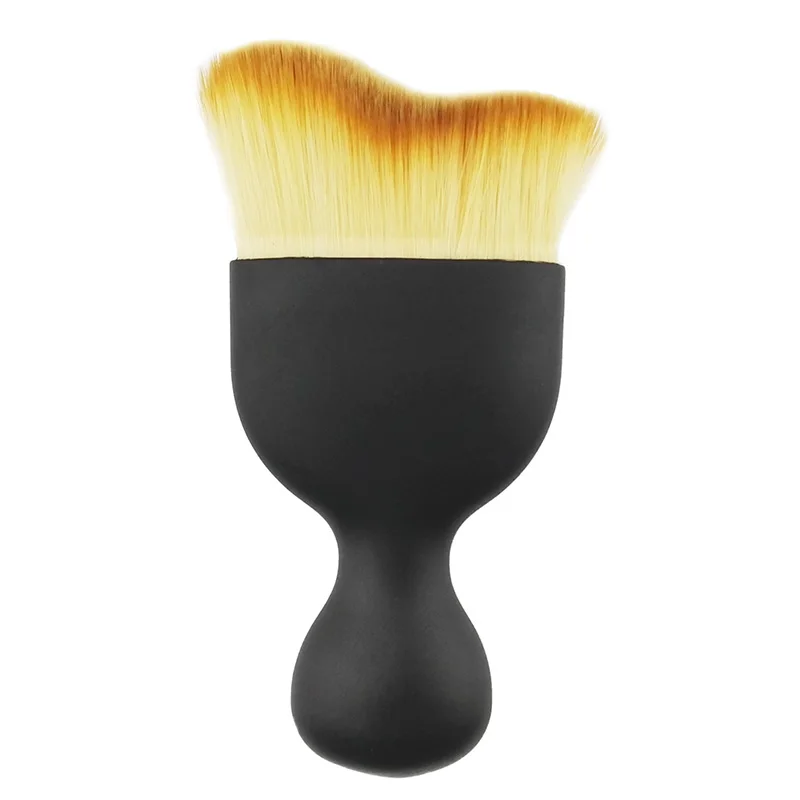 ODESSY Горячие Профессиональные черные кисти для макияжа волнистые Контурные