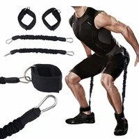 drag and pull training equipment and multi functional waist leg training equipment resistance belt combination of pull