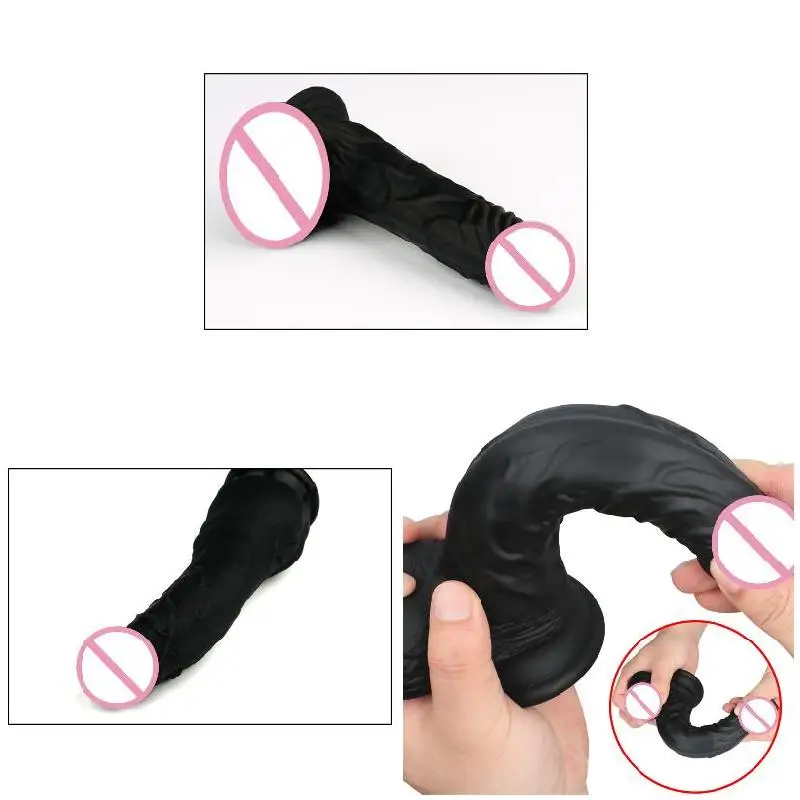Новая кожа чувство реалистичные пенис супер большой фаллоимитатор с присоской