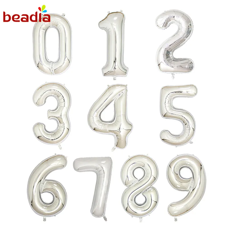 40 дюймов золотой серебряный розовый синий фольгированный шар большой женский