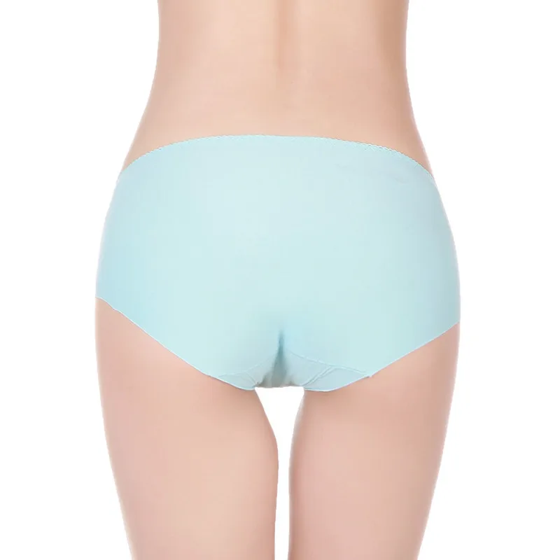 One piece seamless Ice silk Cool Summer Style Underwears Women Panties Plus Size 7XL Sexy lingeries women's briefs