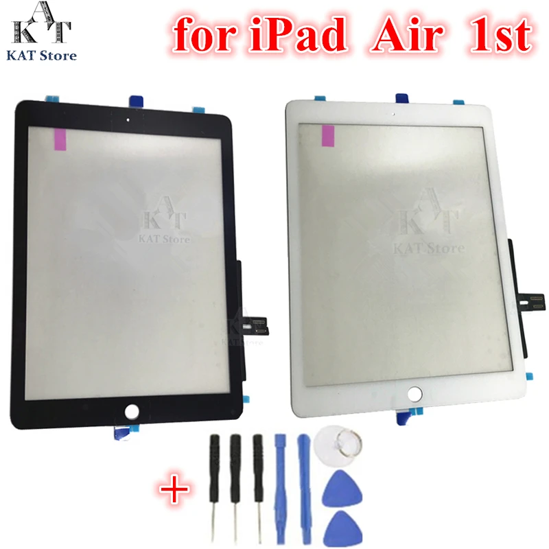 1 шт. Новый OEM для iPad Air сенсорный экран 5 дигитайзер и кнопка Home запасная Передняя