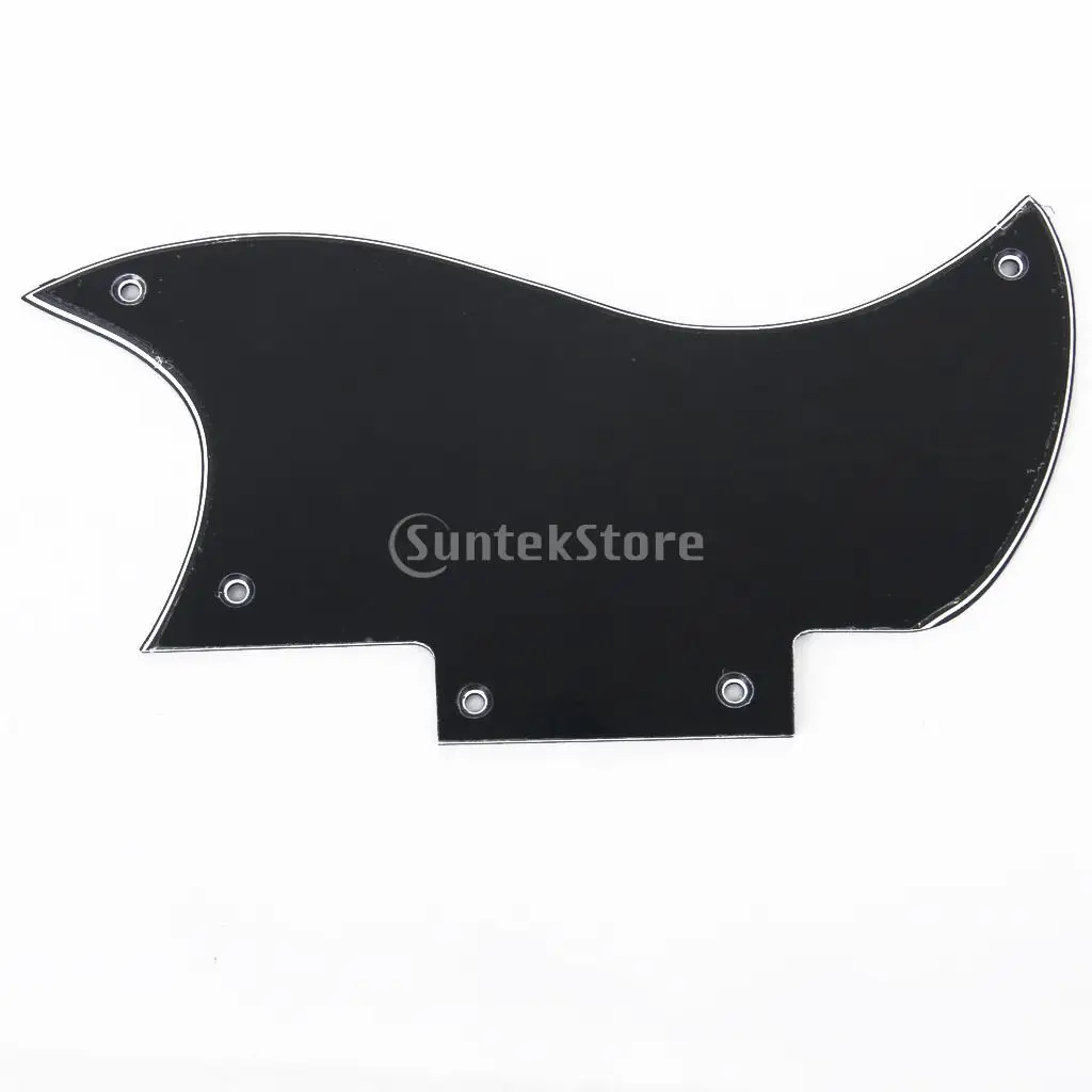 Черный 3 слоя накладку к царапинам Пластина для SG Электрогитары|scratch plate|3 plypickguard
