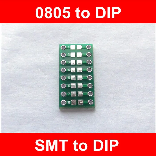 SMD 0805 0603 0402 SMT DIP переключатель Емкостное сопротивление LED адаптер пластина|adapter