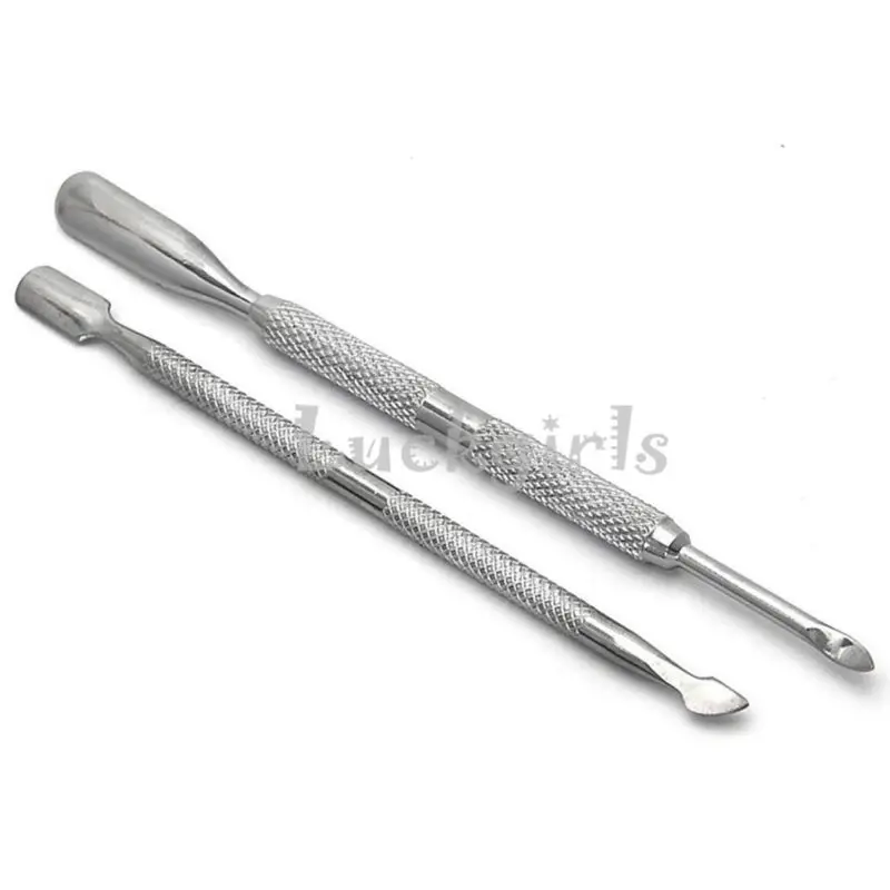 2 шт. ложка Толкатель для кутикулы из нержавеющей стали|spoon pusher|stainless steel cuticlepusher spoon