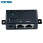 Разделитель питания инжектора POE ESCAM, 1000 Мбитс, 5 В, 12 В, 24 В, 48 В1 А, модуль адаптера POE для IP-Камеры, аксессуары для видеонаблюдения