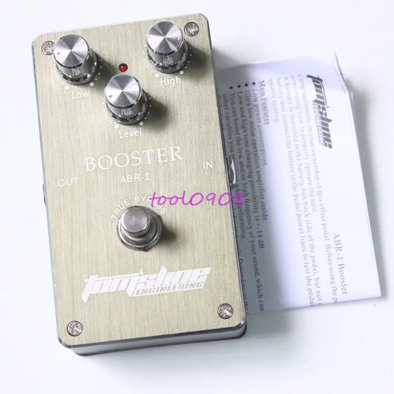 Tomsline гитарный эффект педаль Boost Booster ABR 1 Guitar True 1|true bypass|guitar effect pedaleffect pedal |