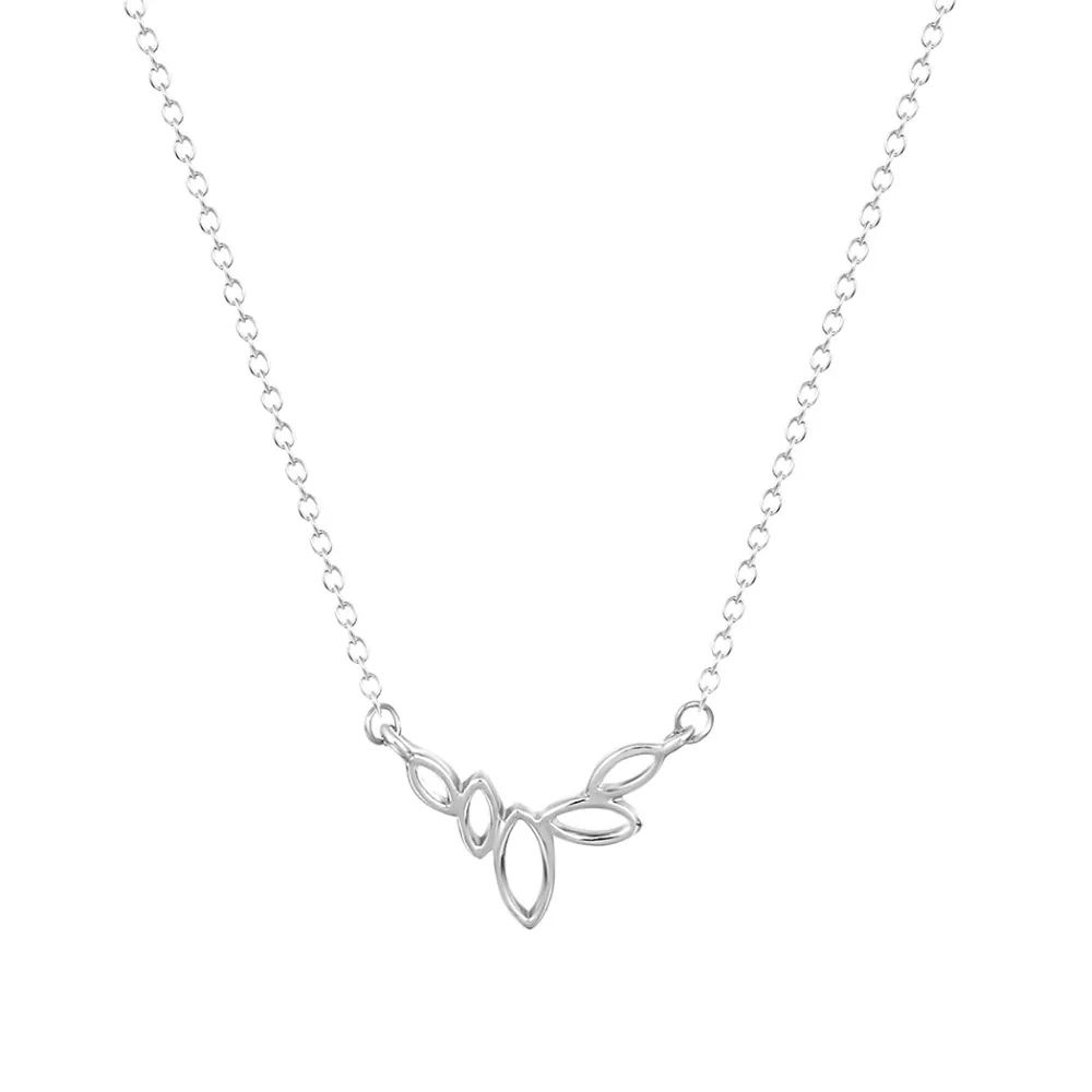 QIAMNI Personalized 10pcs/lot Wholesale Simple Leaf Dainty Necklace Jewelry Gift for Women and Girls | Украшения и аксессуары