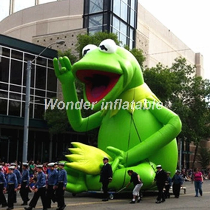 

Factory price high quality green giant inflatable frog for advertising animal cartoon replicas balloon park decoration