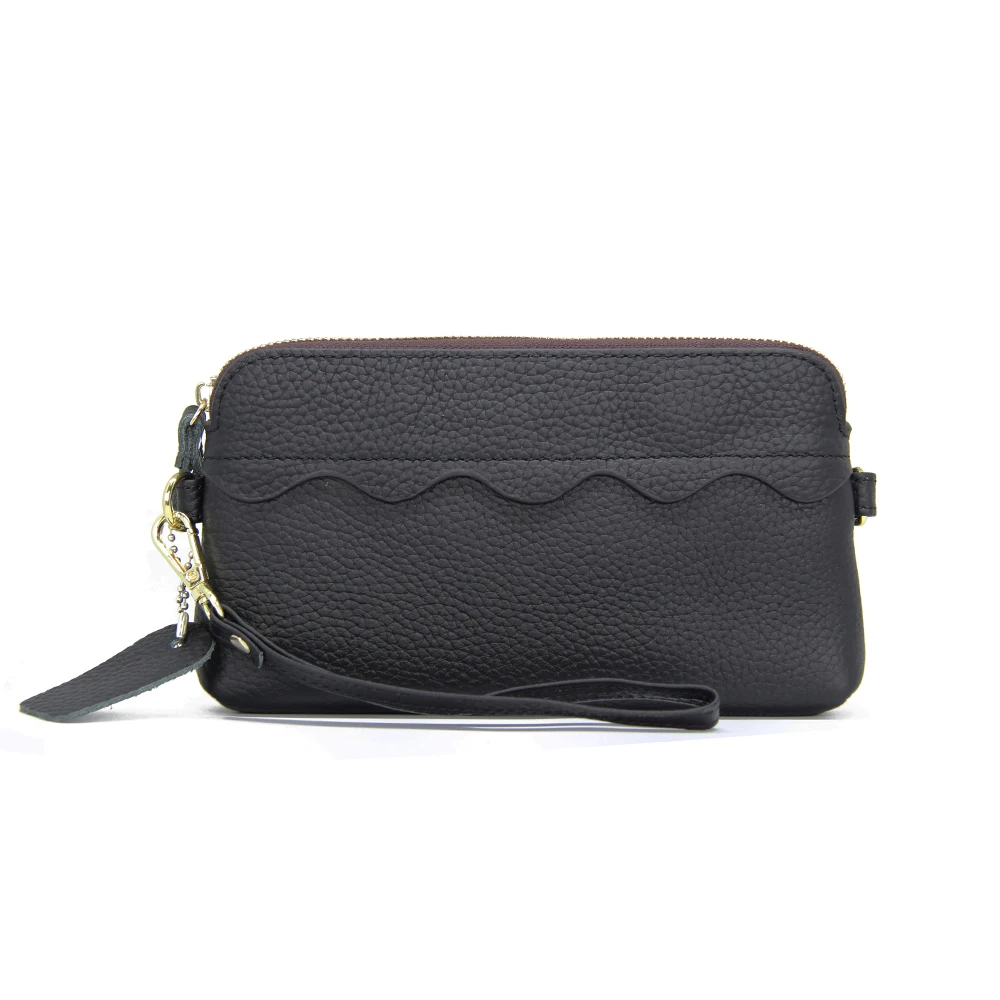 Wallet Women Brand Design Cartera Mujer Genuine Leather Clutch Wallets 4 Colors Fashion Long Carteira Feminina Lady Purse | Багаж и сумки