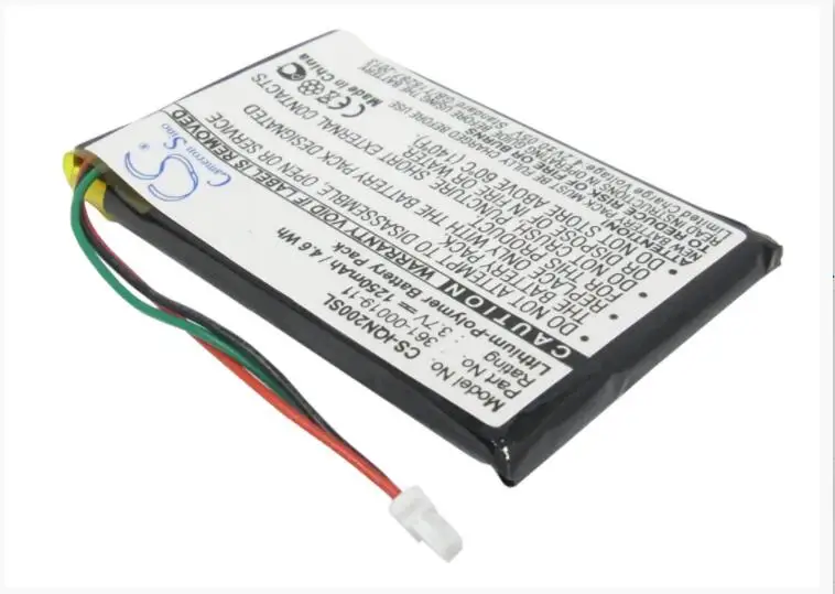 Аккумулятор Cameron Sino 1250mAh для GARMIN Nuvi 200 200W 205 205T 205W 205WT 250 252W 255 010 00621 10 361 00019 11|Цифровые