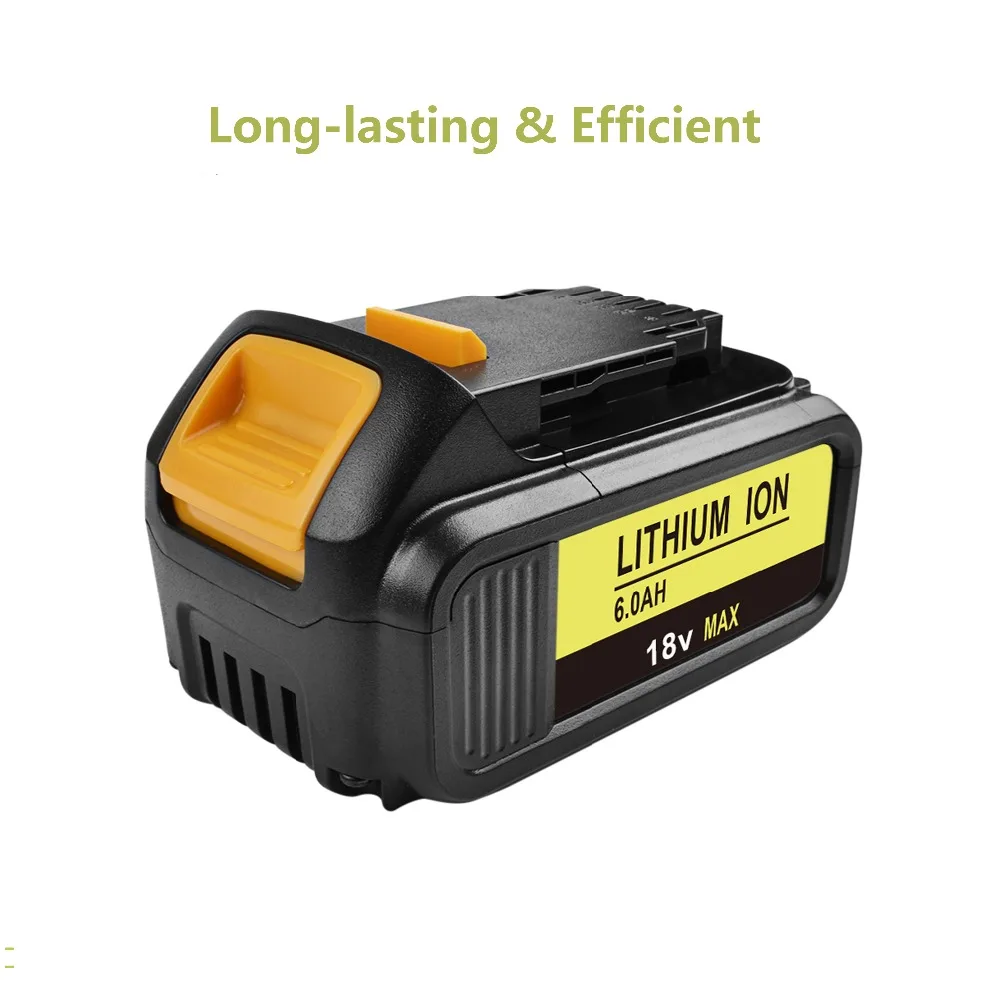 Bonacell 2 шт. 6000 мАч 18 в Мощность инструмент Батарея для Dewalt DCB200 DCB181 DCB182 DCB204-2 DCB201 DCB201-2 DCB200 DCB200-2 DCB204-2