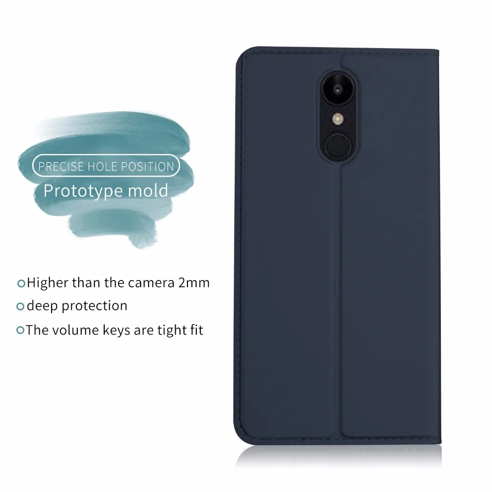For LG K8 2018 Flip Magnetic Case 5.0&quotWallet Original Lenuo Leather Phone Cover K 8 360 degrees Full Protection | Мобильные
