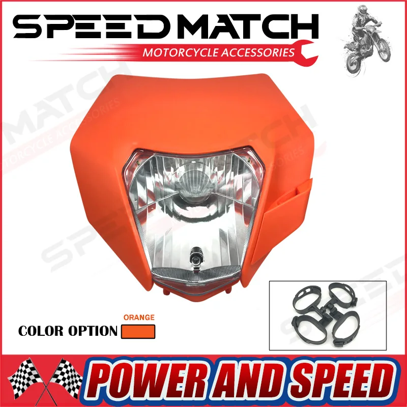 Универсальная фара для мотоцикла Dirt Bike Motocross Supermoto KTM SX F EXC XCF SMR 250 450 300 500 налобный