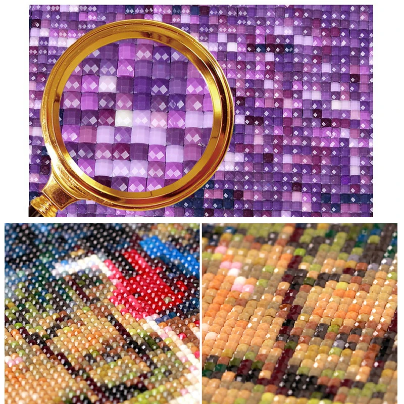 

Zhuistar 5D DIY full square Diamond Painting Cross Stitch colorful starry 3D embroidery Diamond Mosaic Rhinestones decoration