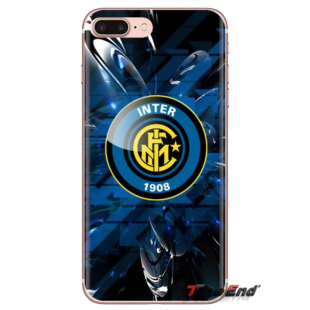 Силиконовый чехол Internazionale FC футбольный логотип для iPod Touch Apple iPhone 4 4S 5 5S SE 5C 6 6S 7 8 X XR