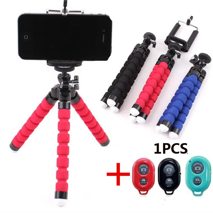 Гибкий мини штатив Gorillapod Octopus с дистанционным управлением для телефона камеры