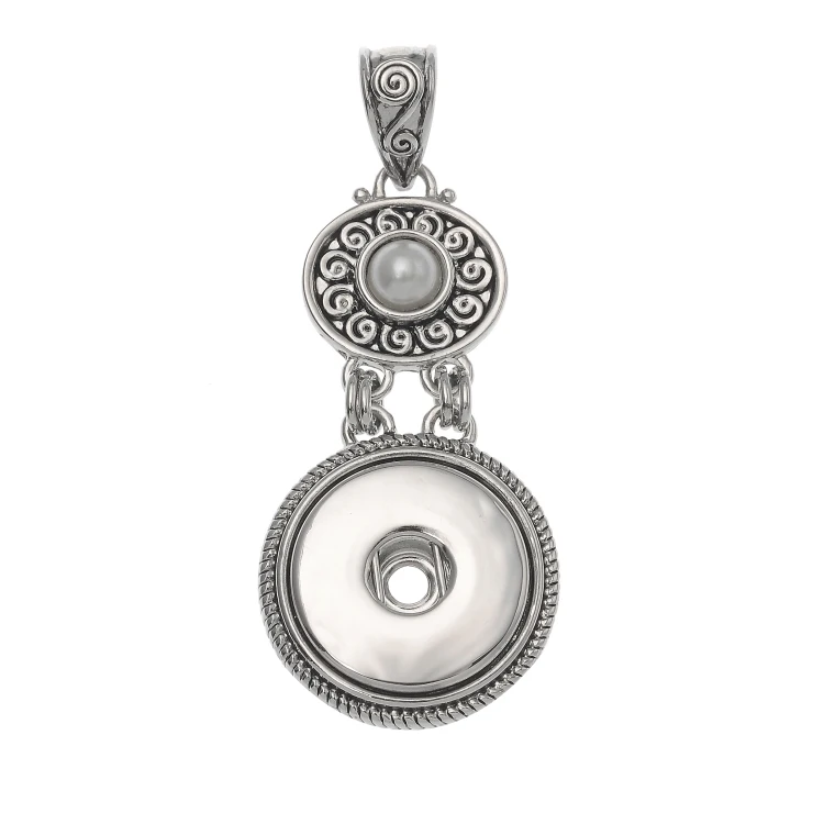 Ожерелье с кнопкой золотое/розовое золото/родиевое покрытие сменная защелка