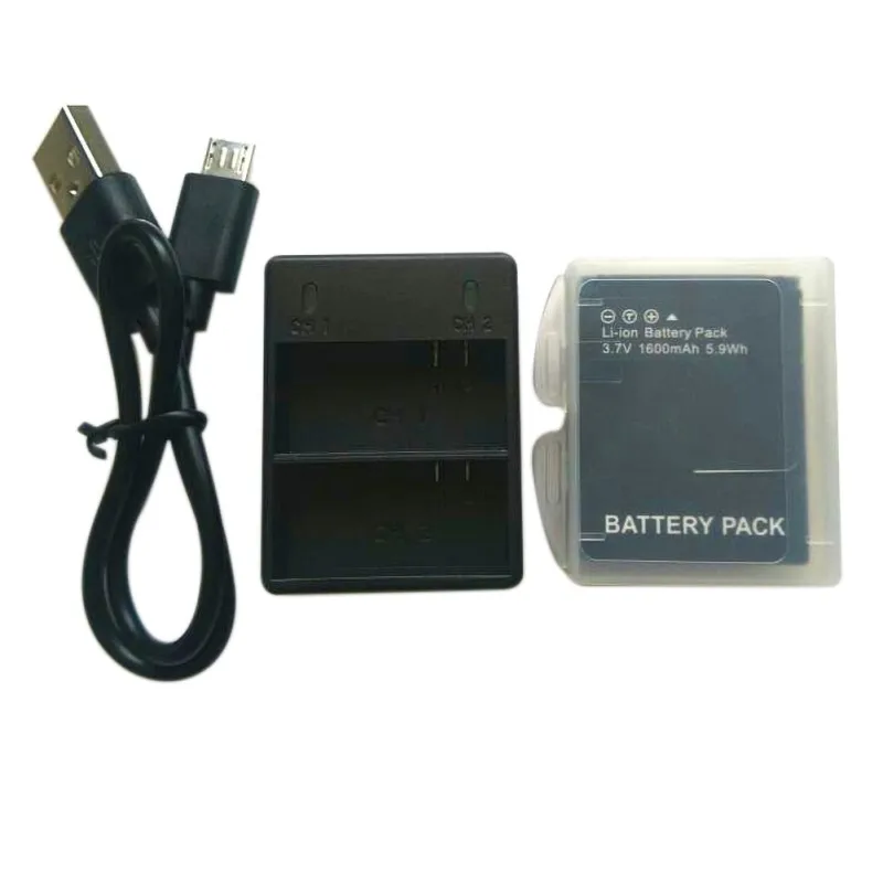 3,7 в для Gopro Hero 3 Батарея AHDBT-301 Hero3 батарея USB двойное зарядное устройство чехол для GOPRO 3+ 302 аксессуары для экшн-камеры