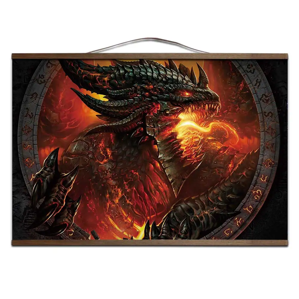 11 Плакат для World of Warcrafts lllidan Stormrage постеры печати на холсте украшения живопись с твердой древесины Висячие свиток - Цвет: 11