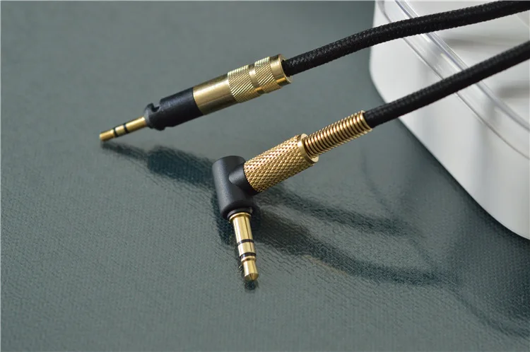 FAAEAL 1,2 м обновленный Сменный кабель для Sennheiser HD598 HD558 HD518 HD598 кабели для наушников Hifi 3,5 мм до 2,5 мм кабель с микрофоном